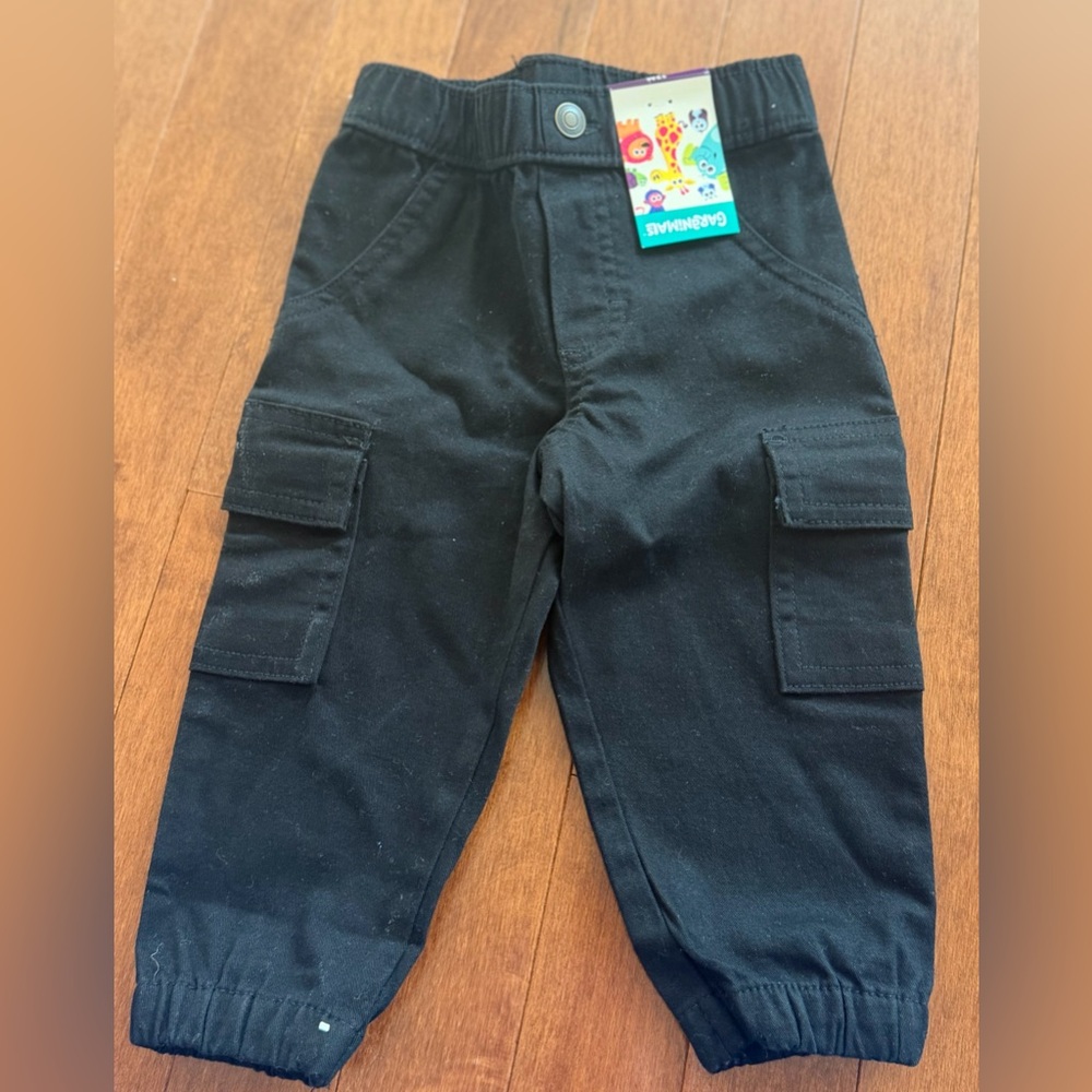 Garanimals Black Cargo Jogger Pants for Kids